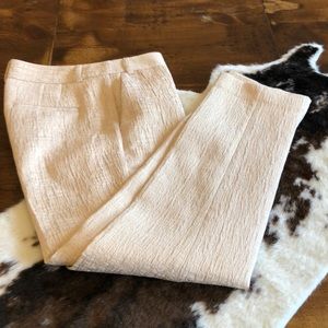 Express cream and gold Editor Pants